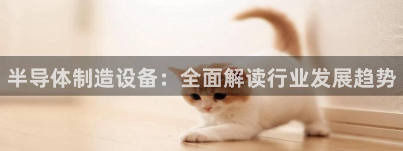 彩神v秘聊号码：半导体制造设备：全面解读行业发展趋势