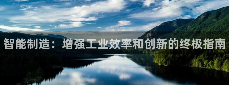 彩神是什么平台的游戏：智能制造：增强工业效率和创新的终极指南