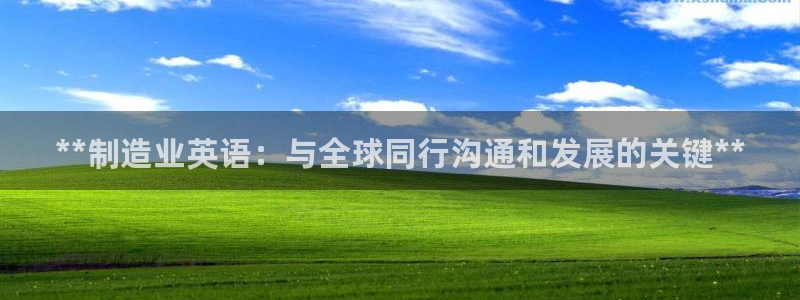 彩神vip官方网站：**制造业英语：与全球同行沟通和发展的关键**