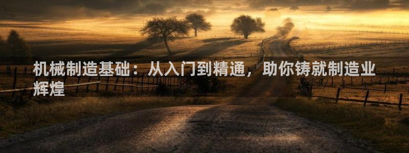 彩神vip购彩大厅在哪：机械制造基础：从入门到精通，助你铸就
