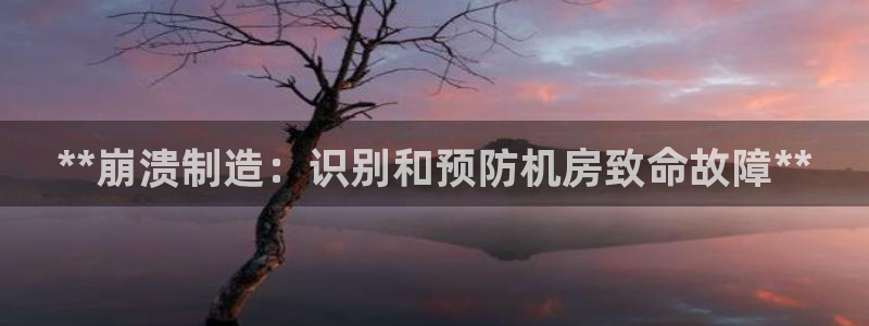 彩神旗下有哪些平台可以玩：**崩溃制造：识别和预防机房致命故障**