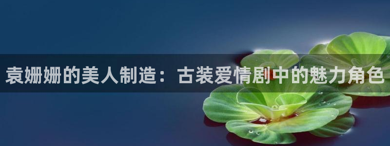彩神是什么平台的游戏：袁姗姗的美人制造：古装爱情剧中的魅力角色