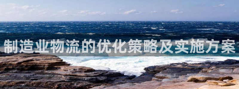 彩神v争霸有限公司：制造业物流的优化策略及实施方案